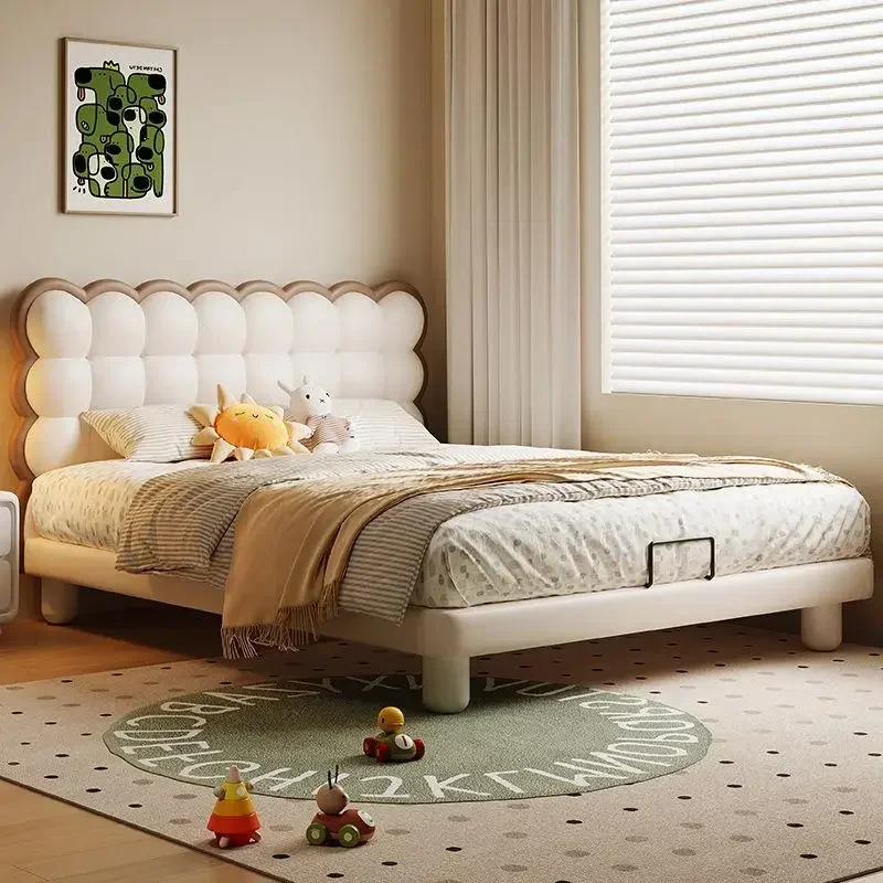 

Bed Double Modern Loft Luxury Princess Space Saving Sleeping Bed Comfortable