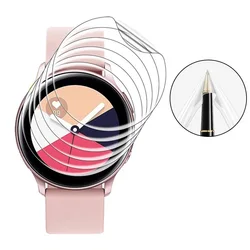 Película protectora de hidrogel para Samsung Galaxy Watch 3, 4, 5, 6, 40mm, 41mm, 42mm, 44mm, 45mm, 46mm, 5 unidades