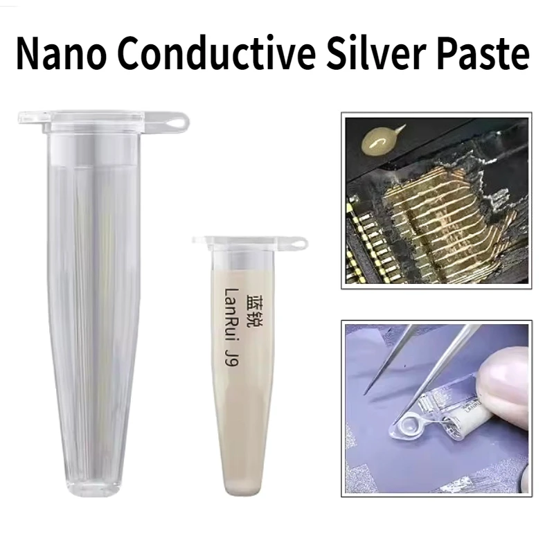 

️Универсальная нанопроводящая серебряная паста для ремонта экрана для телефонов iPhone Android, инструменты для ремонта зеленого/желтого экрана