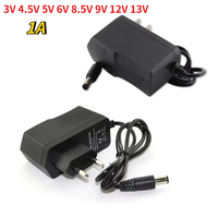 AC To DC 100-240V Power Adapter 3V 4.5V 5V 6V 8.5V 9V 12V 13V Power Supply Switching Charger 1A Converter with EU US Plug