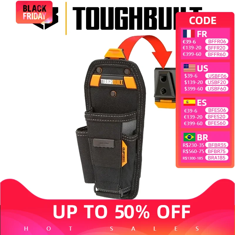 TOUGHBUILT TB-CT-35-M TB-CT-35-L Pliers Pouch Pliers Specialized Tool Belt Pouch Wear-resistant Storage Bag Accessories