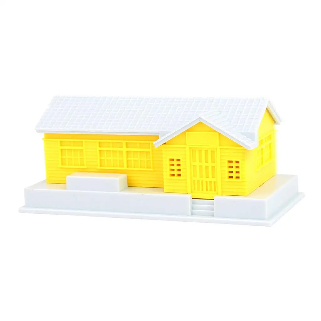 3-6Pack 1:87 Ho Schaal Modern Miniatuur Gebouw Huis Diy Zand Tafelspoor