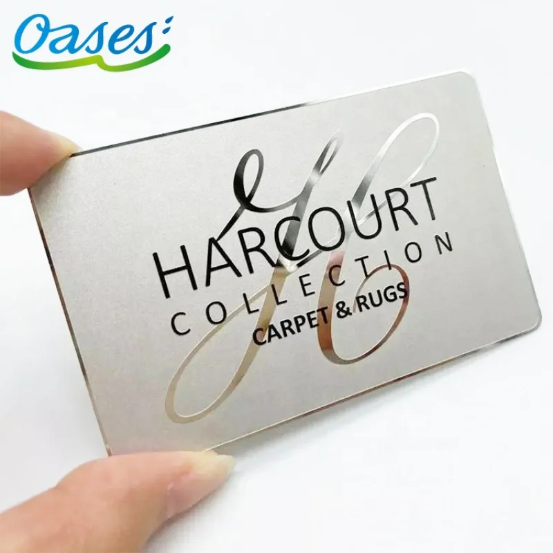 

piecesLogo Printed Engraved Metal Business CardsCustom