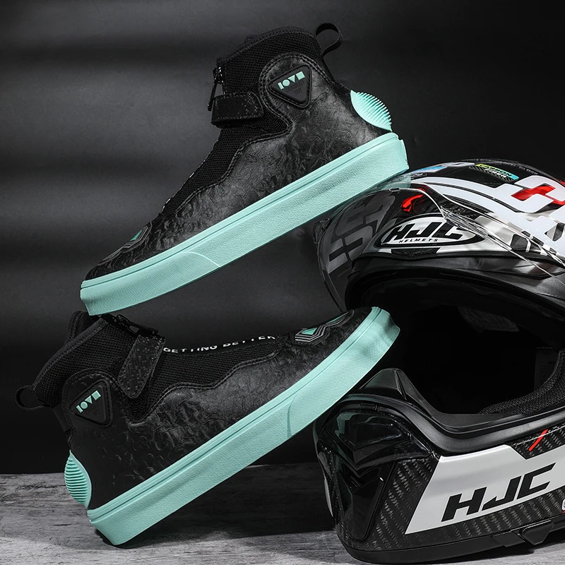 

Motorcycle protective riding boots new unisex four season anti slip wear-resistant comfortable off-road breathable cycling shoe