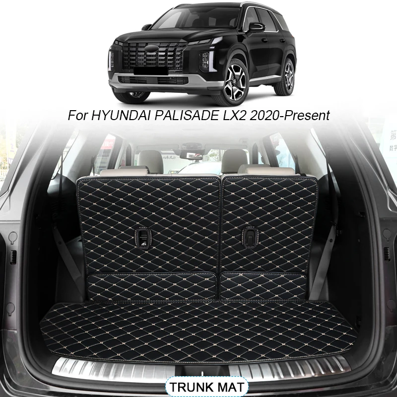 

For Hyundai PALISADE LX2 2020-2025 Custom Car Styling Trunk Main Mat Waterproof Anti Scratch Non-slip Protect Cover Accessory