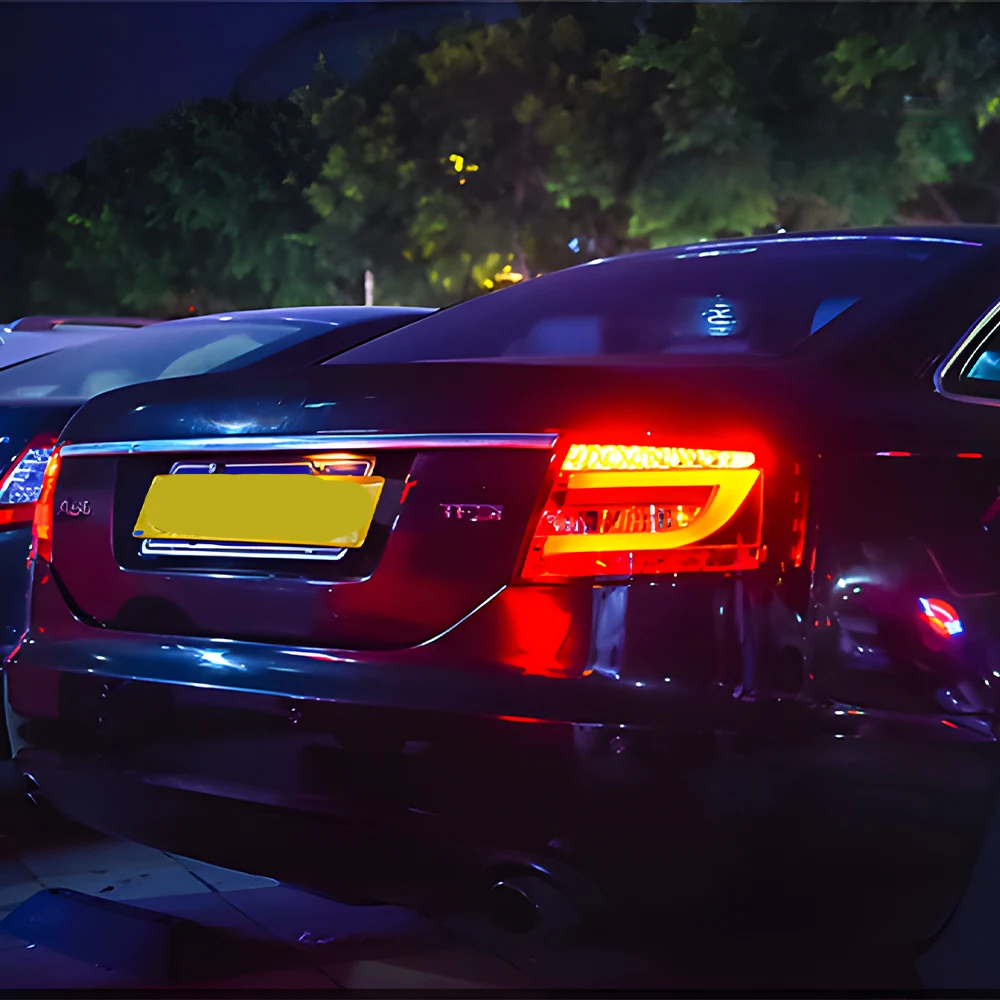 

For Audi A6 A6L C4 2005-2008 Auto Taillights Assembly Upgrade Car High Configure LED Highlight Back Lamps Plug and Play Assembly
