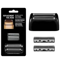 Shaver Replacement Foil and Cutters compatible with BaBylissPRO Barberology Double FXFS1,FXFS2 Shavers