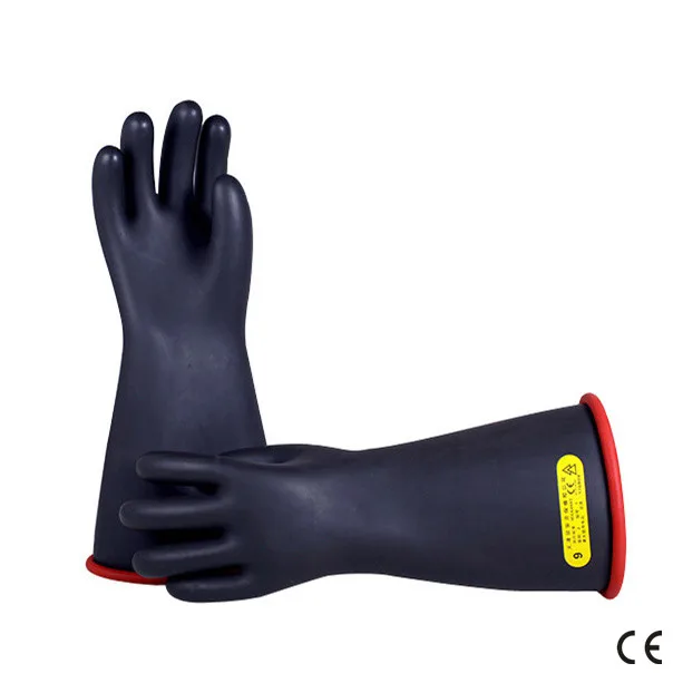 2025Electrical Insulation Gloves Class 00 0 1 2 3 4 Rubber Latex Rubber 360mm Electric Insulating Gloves