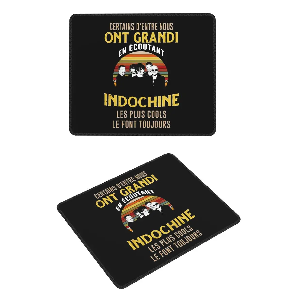 

Indochine Band Logo7 Коврик для мыши Компьютерная клавиатура Коврик для мыши Игровой ПК Ноутбук Настольный коврик Офисные аксессуары Настольные коврики