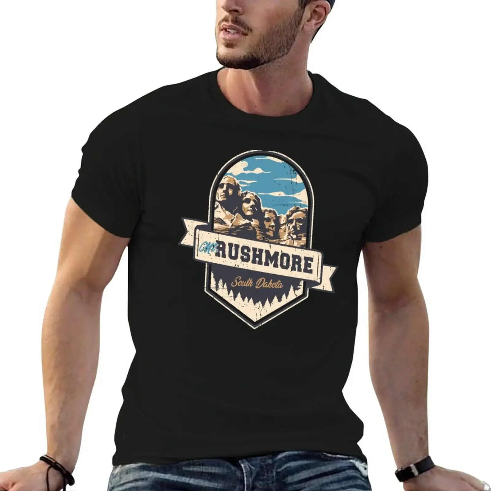 Mt. Rushmore South Dakota T-Shirt vintage blacks sports fans man clothes clothes for men