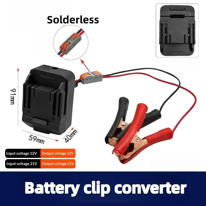 

1Pcs Car Igniter Starter Adapter Body Separator Battery Clip Converter Car Battery Starting Booster Emergency Start-up Lighting