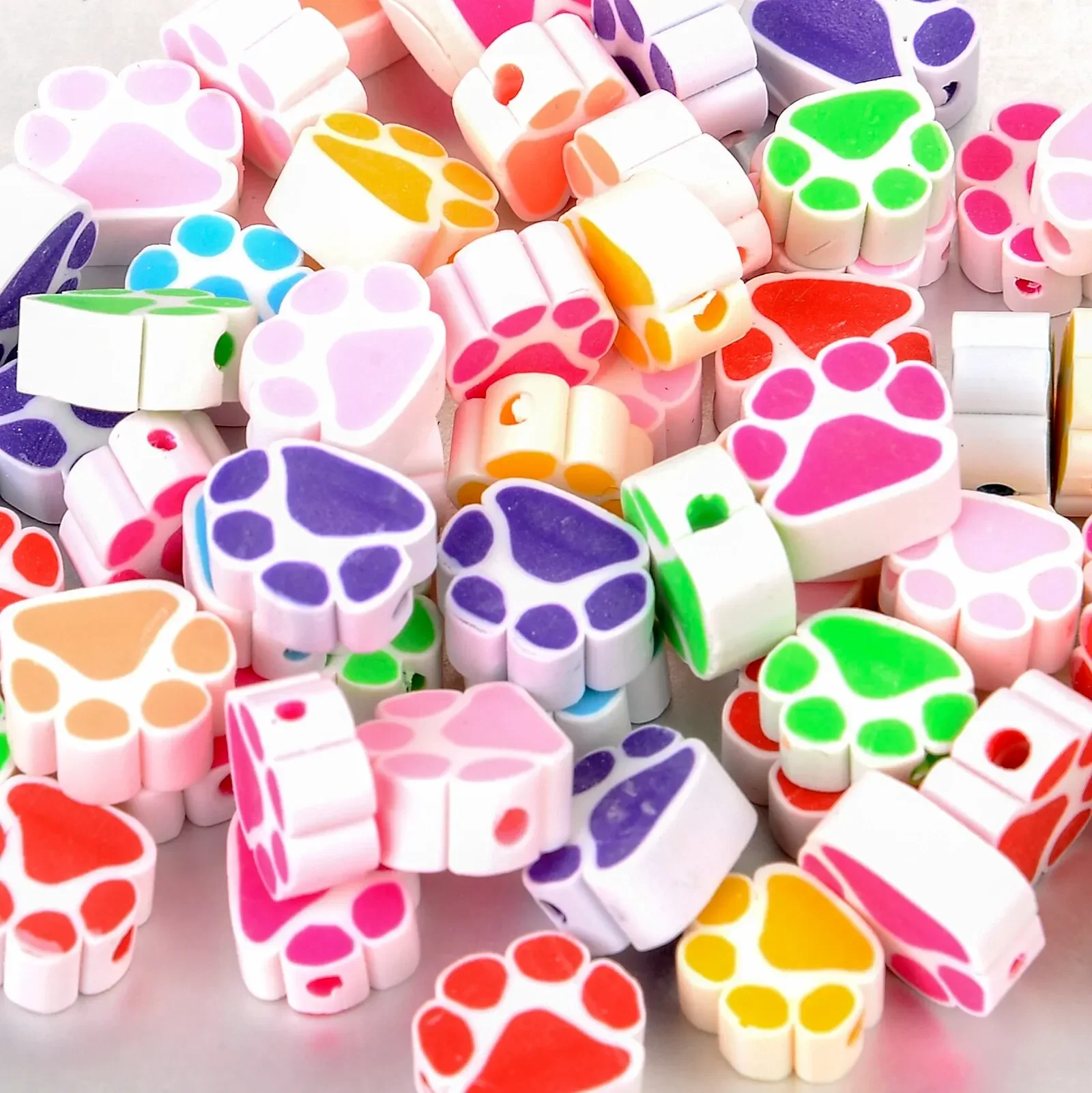 30PCS Large Soft Clay Adorable Small Accessories for DIY Handmade Bracelets, Perfect Holiday Gift for Friends image 2