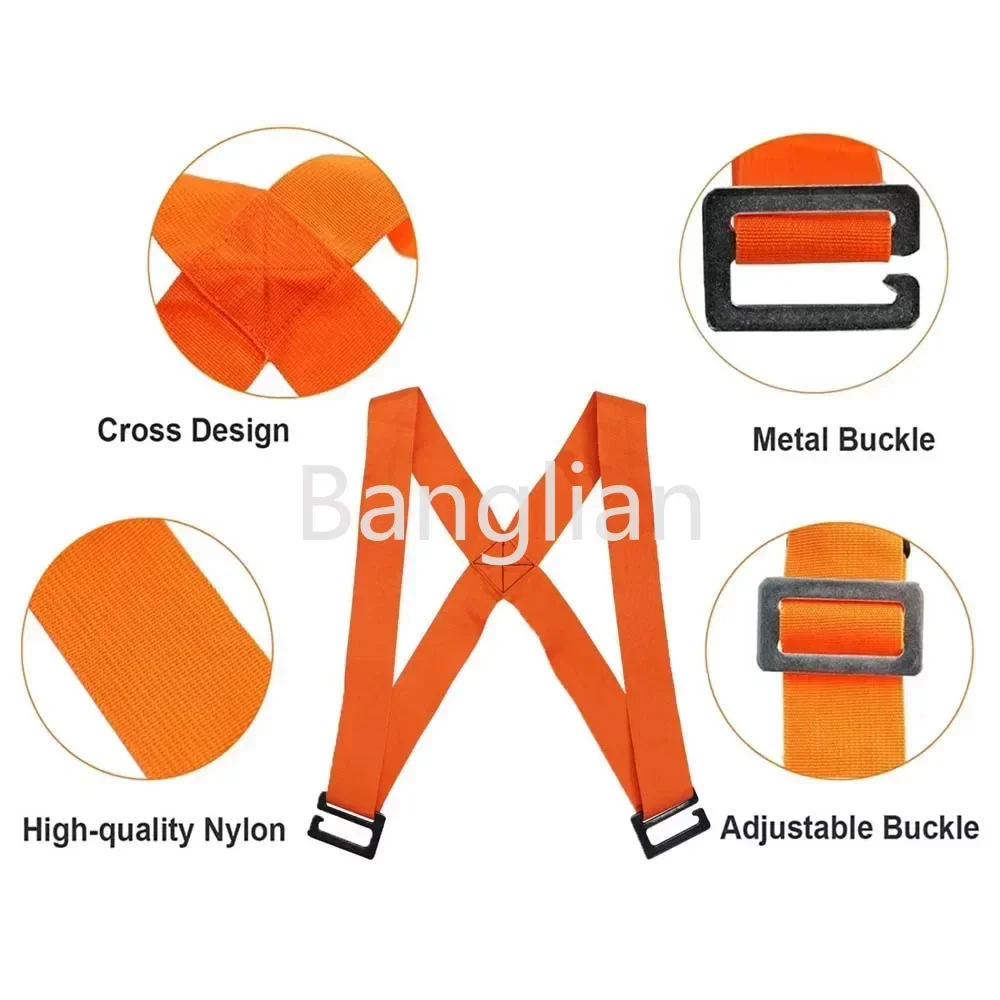 Adjustable Labor-saving Furniture Moving, Shoulder Back Straps, Ropes, Forklift Lifting, Transport, Move, Convenient Tool