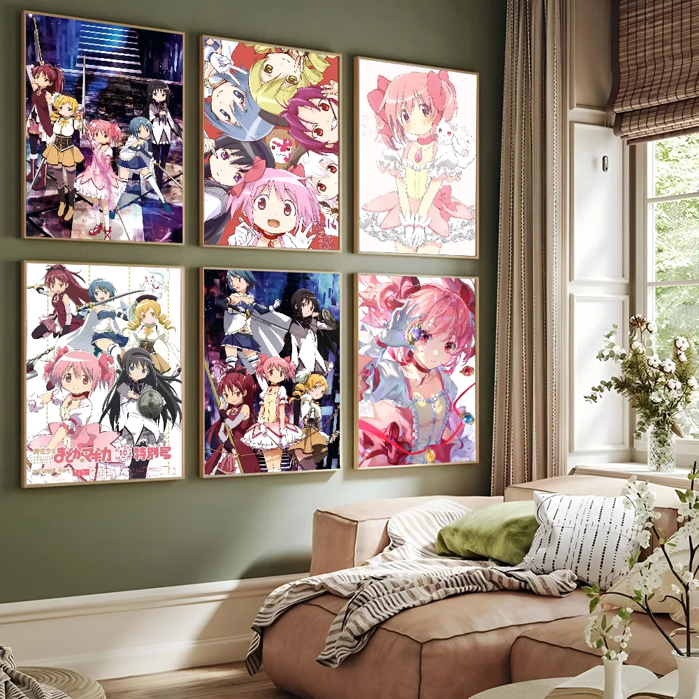 M-Madoka M-Magica Poster Paper Print Home Living Room Bedroom Entrance Bar Restaurant Cafe Art Painting Decoration