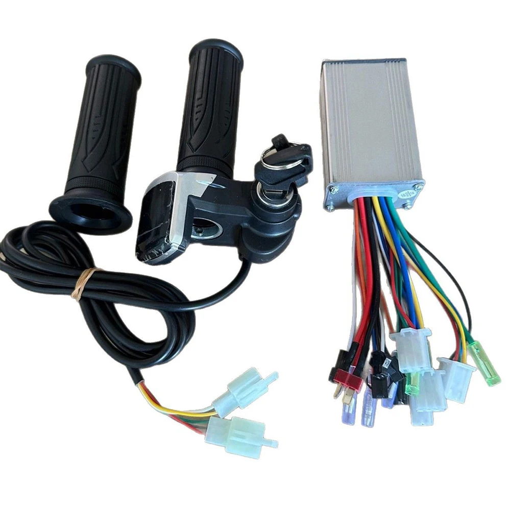 AliExpress Ebike Brushless Motor Controller LCD Display Throttle Handlebar Kit For 24/36V/48V 250W Lithium Battery 250W Ebike Accessories