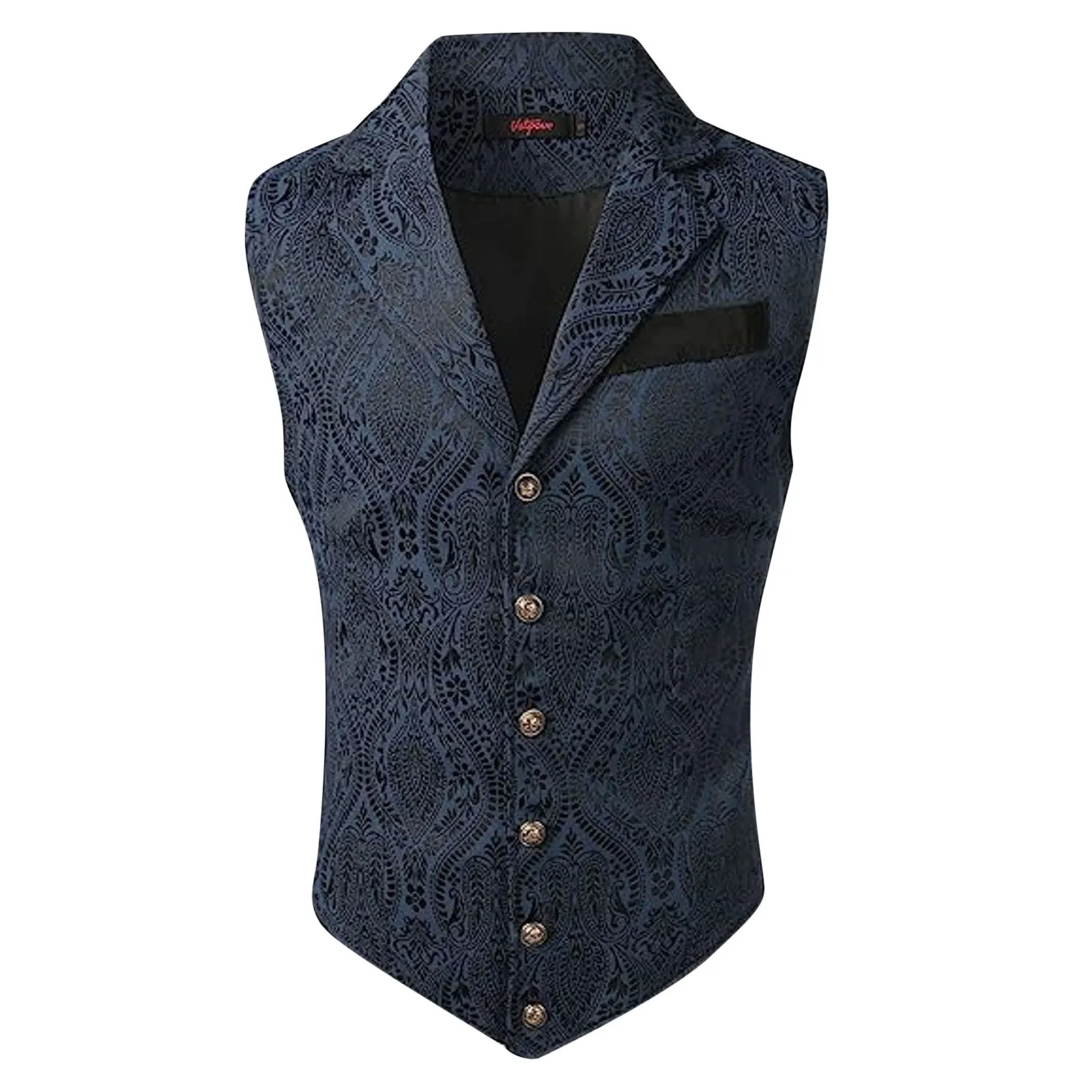 

2024 Men's Victorian Suit Vest Steampunk Gothic Waistcoat Men's Casual Vest Stage Performance Costume Evening Dress