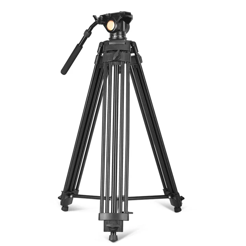 Professional Q880A Aluminum Camera Tripod 193cm Vlog Stand with 10kg Load Telescopic Legs Heavy Duty 890