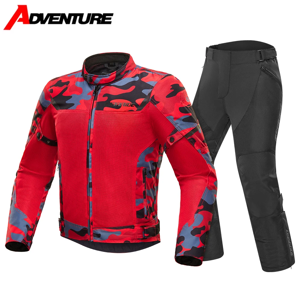 

Motorcycle Jacket Summer Riding Jacket Anti Fall Breathable Off-road Motorcycle Jacket Motorcycle Riding Protective Jacket