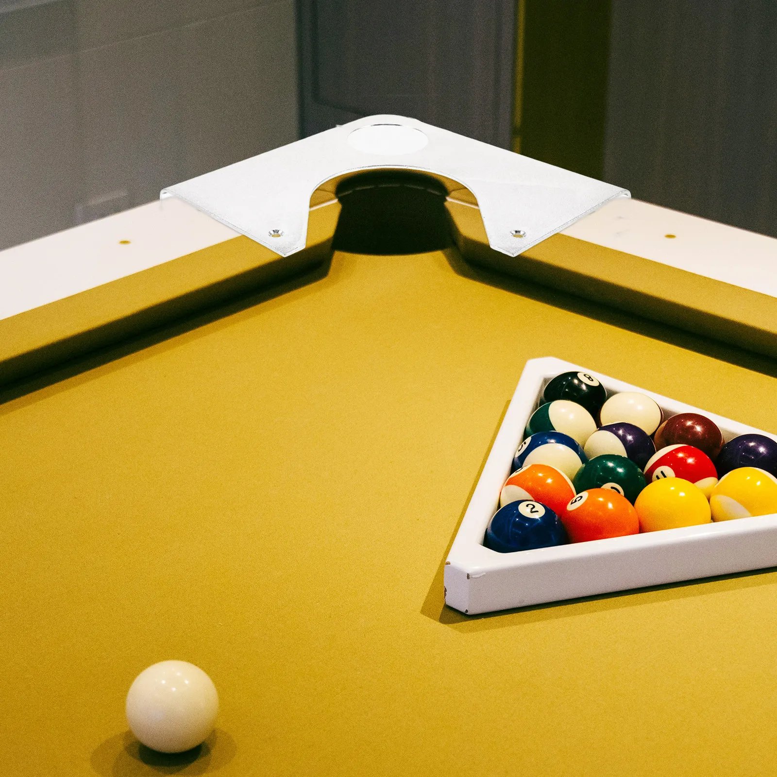 

Robust Stainless Steel Pool Table Corner Guard Plate Round Edge Protector for Billiard Snooker Tables Easy Mount No Tools