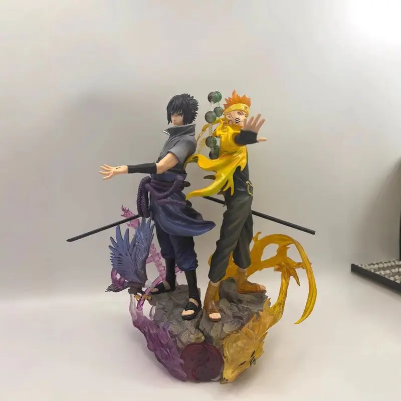 Figurka anime Naruto 35 cm, figurka akcji Naruto Kakashi, kawaii figurka kombinowana Sasuke Itachi, dekoracja, kolekcja, model zabawka