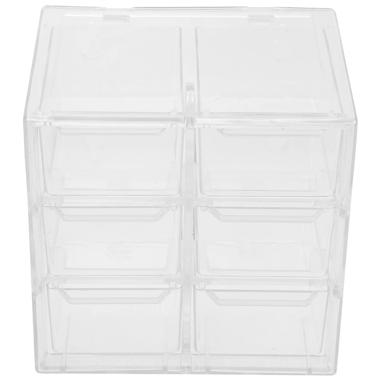 

Desktop Storage Box Drawer Style Office Organizer Jewelry Plastic Bin with Drawers