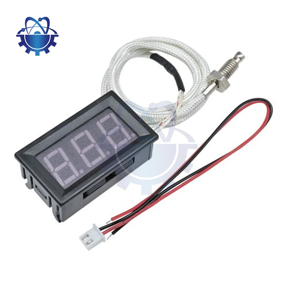 XH - b310 tube numérique LED affichage thermomètre 12V thermomètre type K M6 thermocouple testeur sonde de capteur de thermistance - 30 - 800 ℃