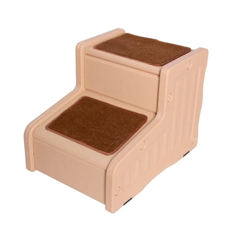 

Adjustable Heights Dog Pet Ramp Foldable Stairs Tow Step Pet Indoor Stairs Dog Stairs(without Door)