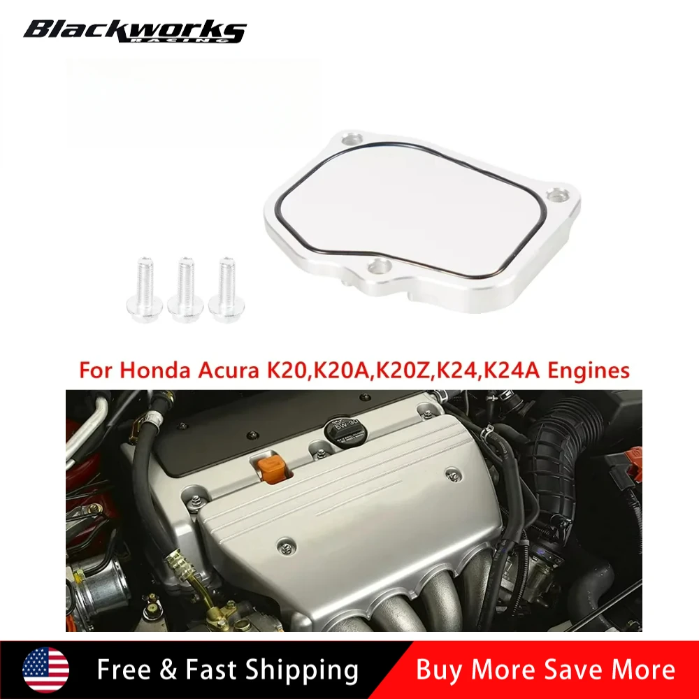 K-Series Car Mordification Replace Timing Chain Tensioner Cover Plate Kit for Honda Acura K20,K20A,K20Z,K24,K24A Engines
