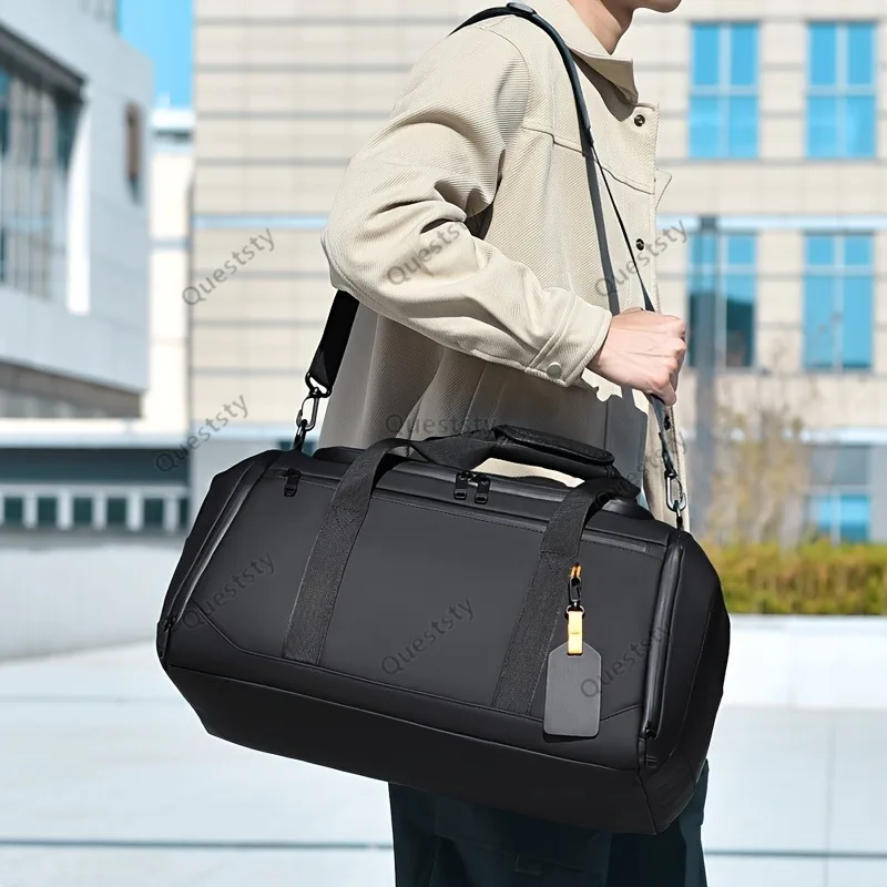 Large Capacity Carry on Travel Bag for Men Spacious Sports Gym Bag with Multiple Compartments Weekend Overnight Duffel Bag - view 2