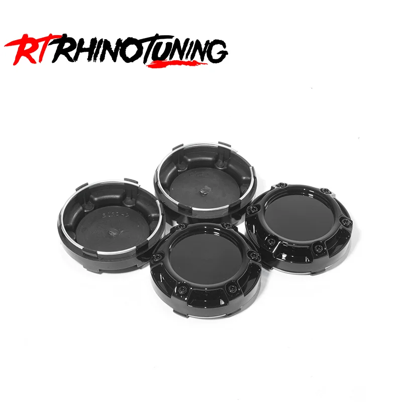 

RhinoTuning 2/4PCS OD 76.5mm/3.01" ID 73.1mm/2.88" Rim Center Cap Tire Rim Cover Protector Decorations Auto Replacement Parts