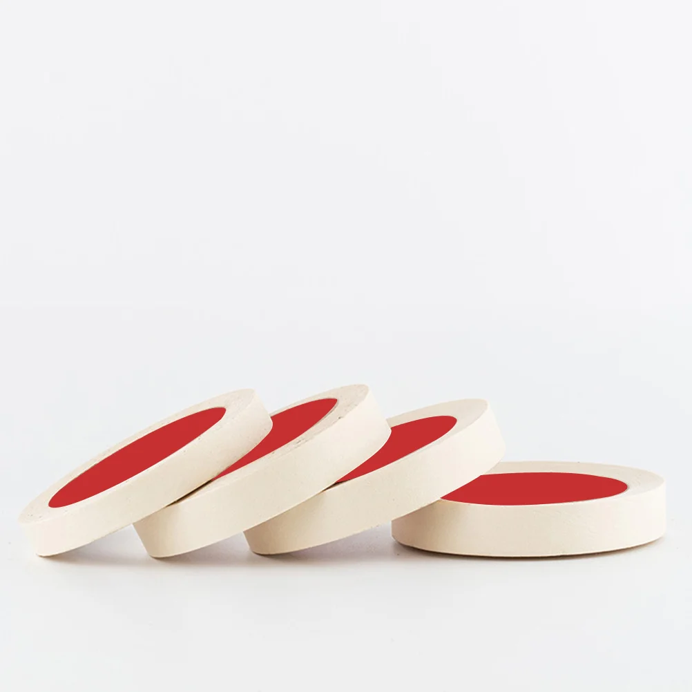 6 قطعة شريطٌ لاصق ورق لاصق للرسم رذاذ جدار ديكور الأرضية البيج خالية من البقايا مقاومة الطقس لزجة