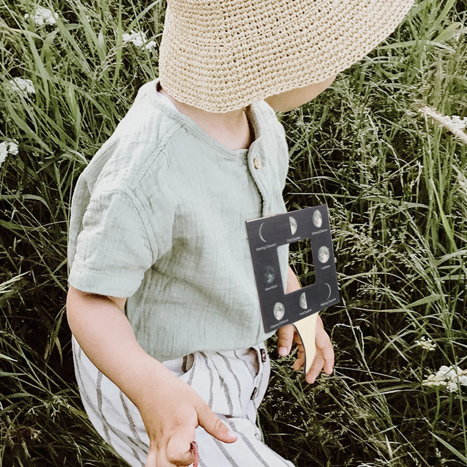 

Nature Guide Wood Viewer Kids Outdoor Tools Large Size Moon Star Design Stable Durable Practical Long Term Use Fun