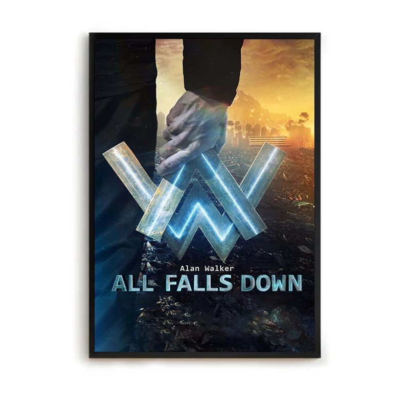 Alan Walker Home Decor DJ Decoration Pictures Room Wall Poster Paintings on the Wall Decorative Pictures for Living Room Canvas