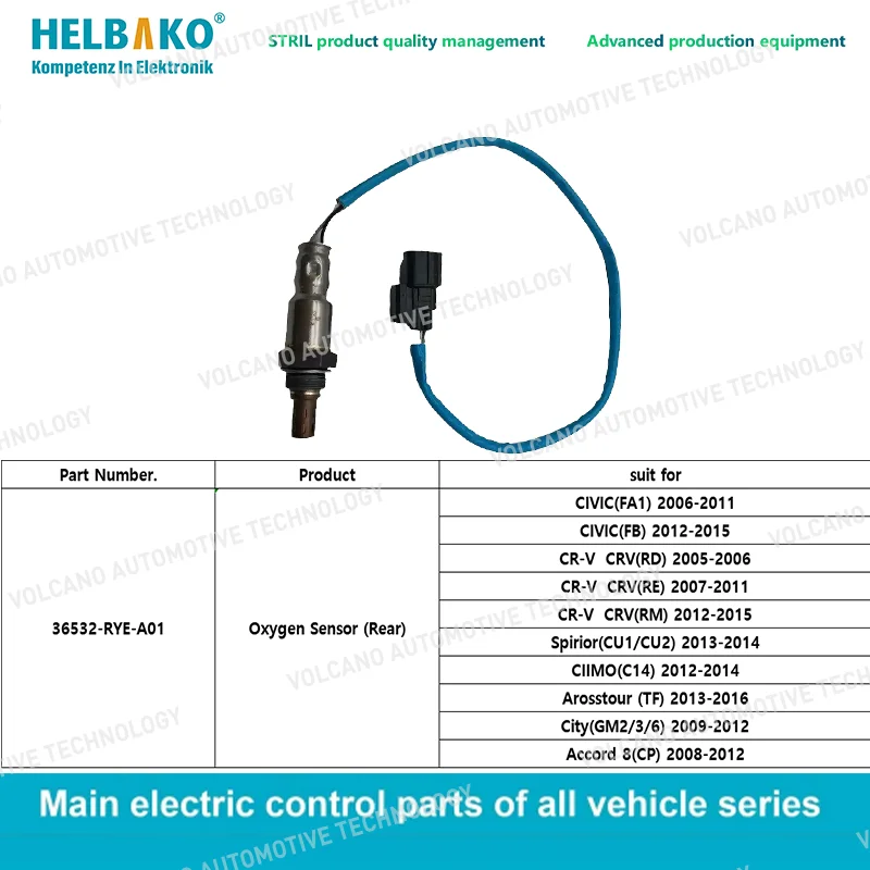 

Кислородный датчик Lambda O2 36532-RYE-A01 для Honda Accord Crosstour RDX MDX TL