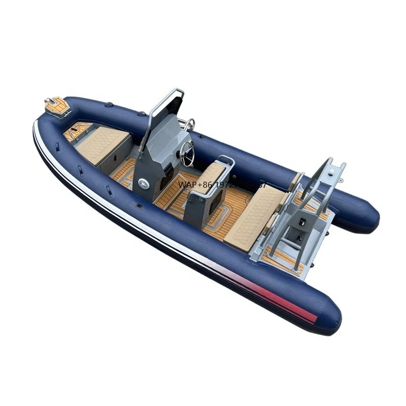 17ft 10 Capacity  Luxury RIB 500 Rigid Hull Deep V Shape Ocean PVC/Hypalon/Orca Aluminum RIB Rigid Inflatable Boats for Sale