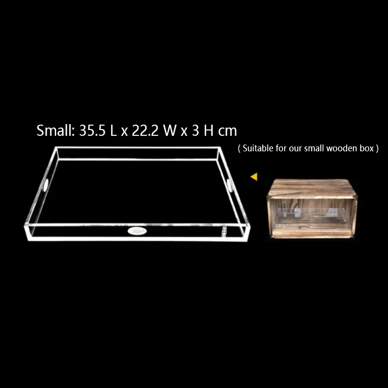 Reptiles Breeding Box Accessories Chassis Transparent Acrylic Waterproof and Moisture-proof Reptiles Variety Box Base Water Tray