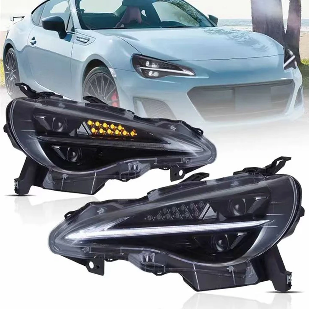 

Автомобиль для Toyota 86 2012-2020, Subaru BRZ 2013-2019 и Scion FR-S 2013-2016, светодиодная автомобильная фара DRL 1-го поколения в сборе