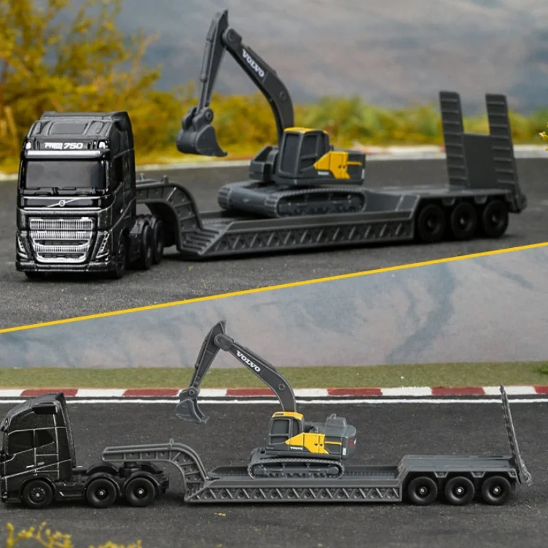 Maisto 1:64 Scania 770s Volvo Fh16 Heavy Transport Alloy Model Engineering Vehicle Collection Gift For Boys Collectors Gift Toy view 2