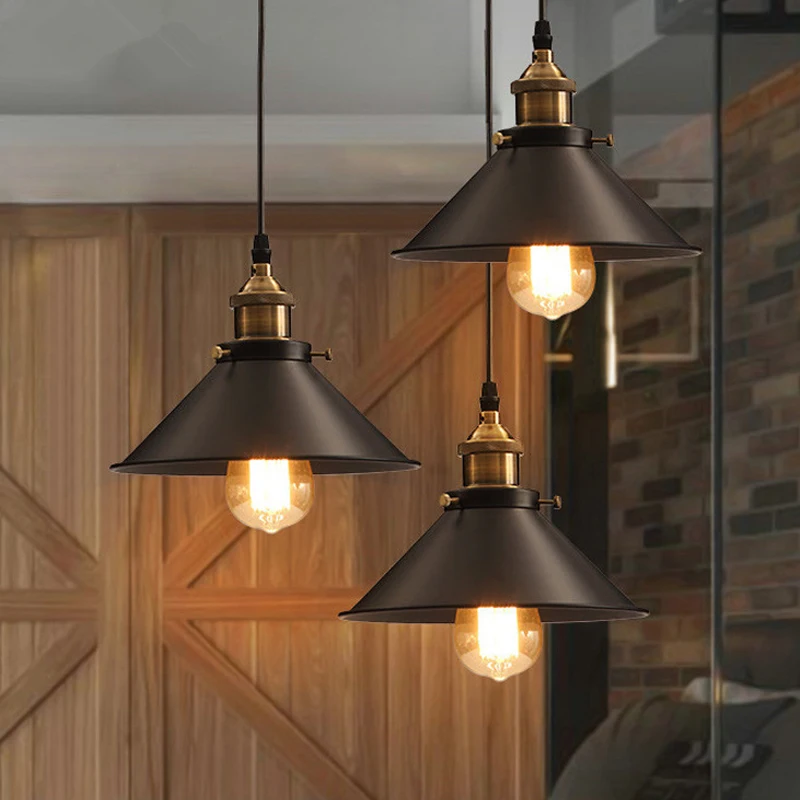 

Industrial Retro LED Pendant Lights Loft Home Indoor Dining Room Restaurant Bar Decor Vintage Hanging Chandeliers Pendant Lamp