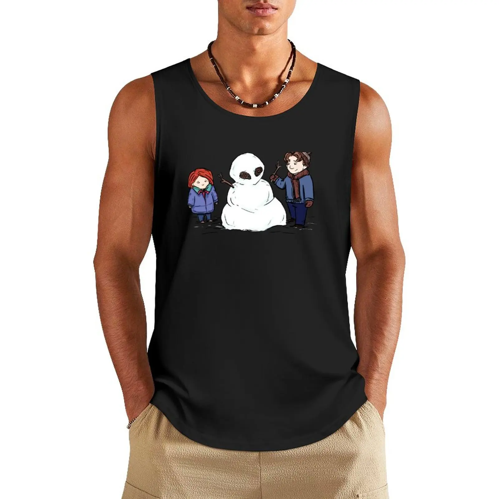 

snowman Tank Top bodybuilding anime top singlets for men best selling products