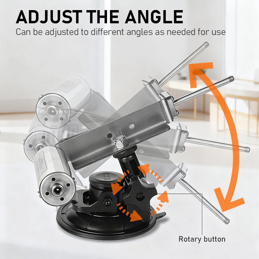 Tungfull Adjustable Speed Reciprocating Linear Actuator 39/45mm Stroke Telescopic Linear Motion Motor Large Suction Cup view 3
