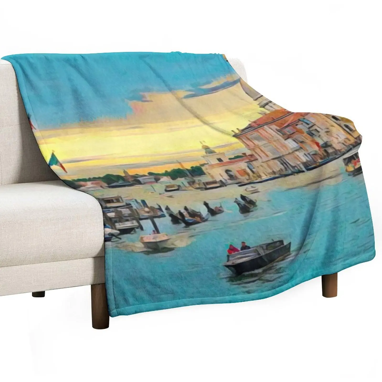 Venice Throw Blanket halloween Sleeping Bag Large Personalized Gift Blankets