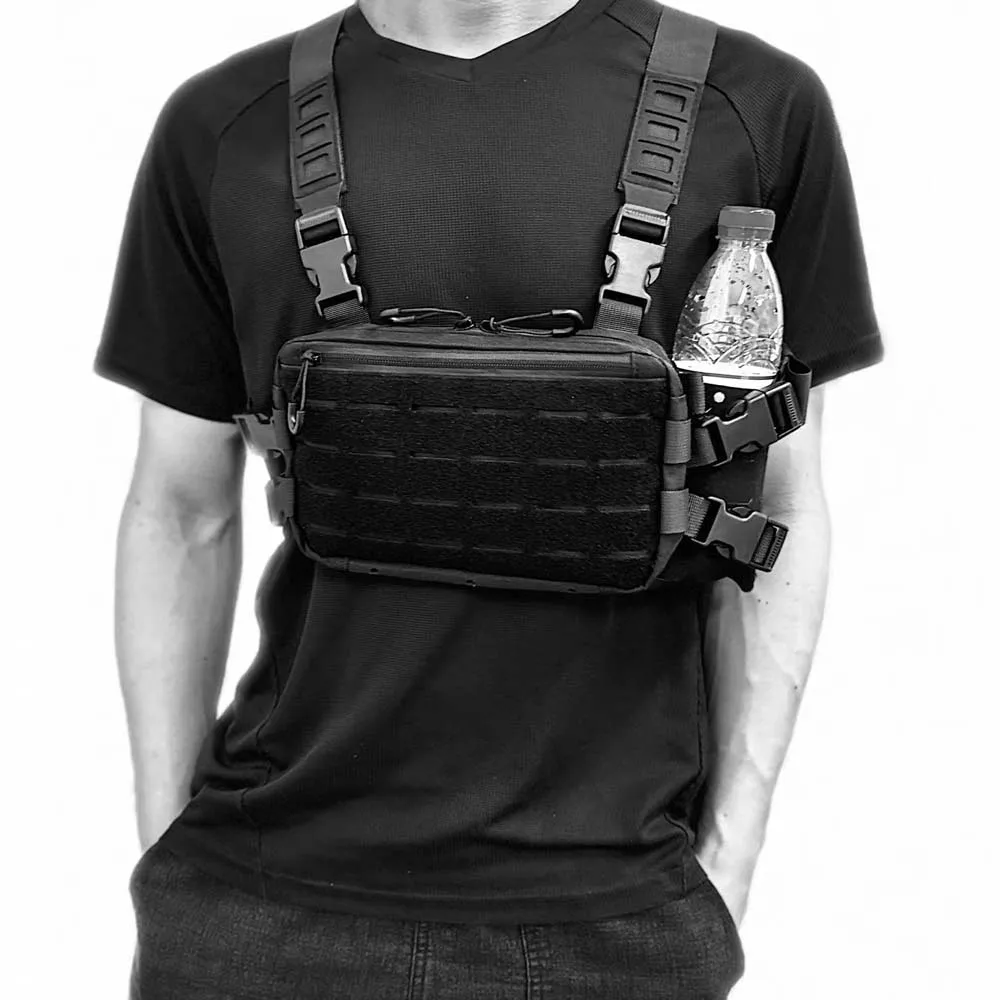 التكتيكية سترة على ظهره توسيع ملحق حقيبة متعددة الوظائف لزجة المياه حزمة اسلكية تخاطب الهاتف الخليوي حقيبة صيد