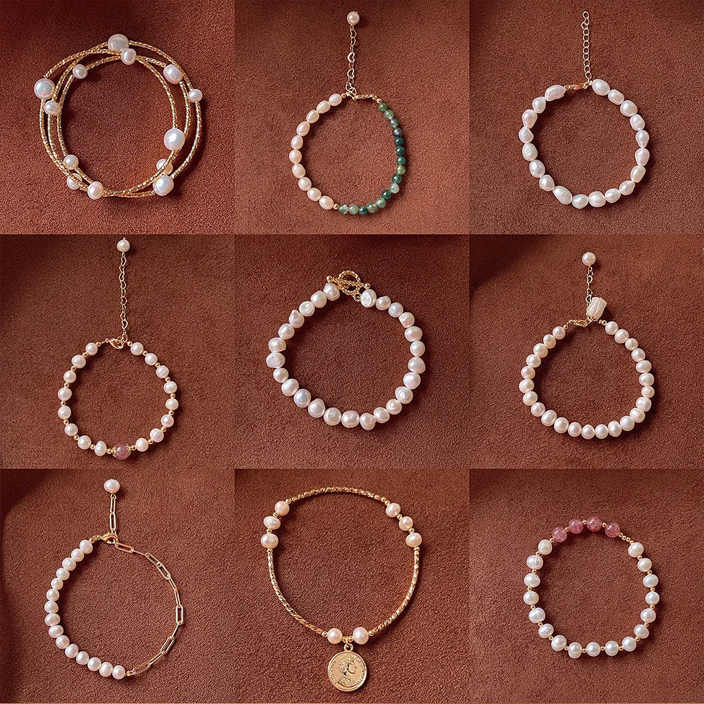 

2024 New Wholesale Handmade Lucky Bracelets with Freshwater Pearls - Serene Beauty Collection