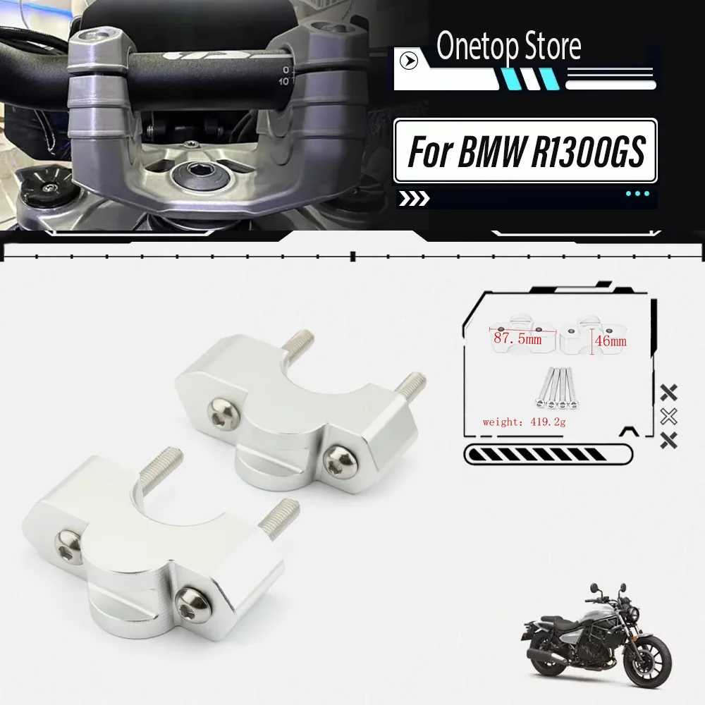 

FOR BMW R1300GS R1300 R 1300 GS 2023-2024 Motorcycle Accessories Handlebar Risers Clamps