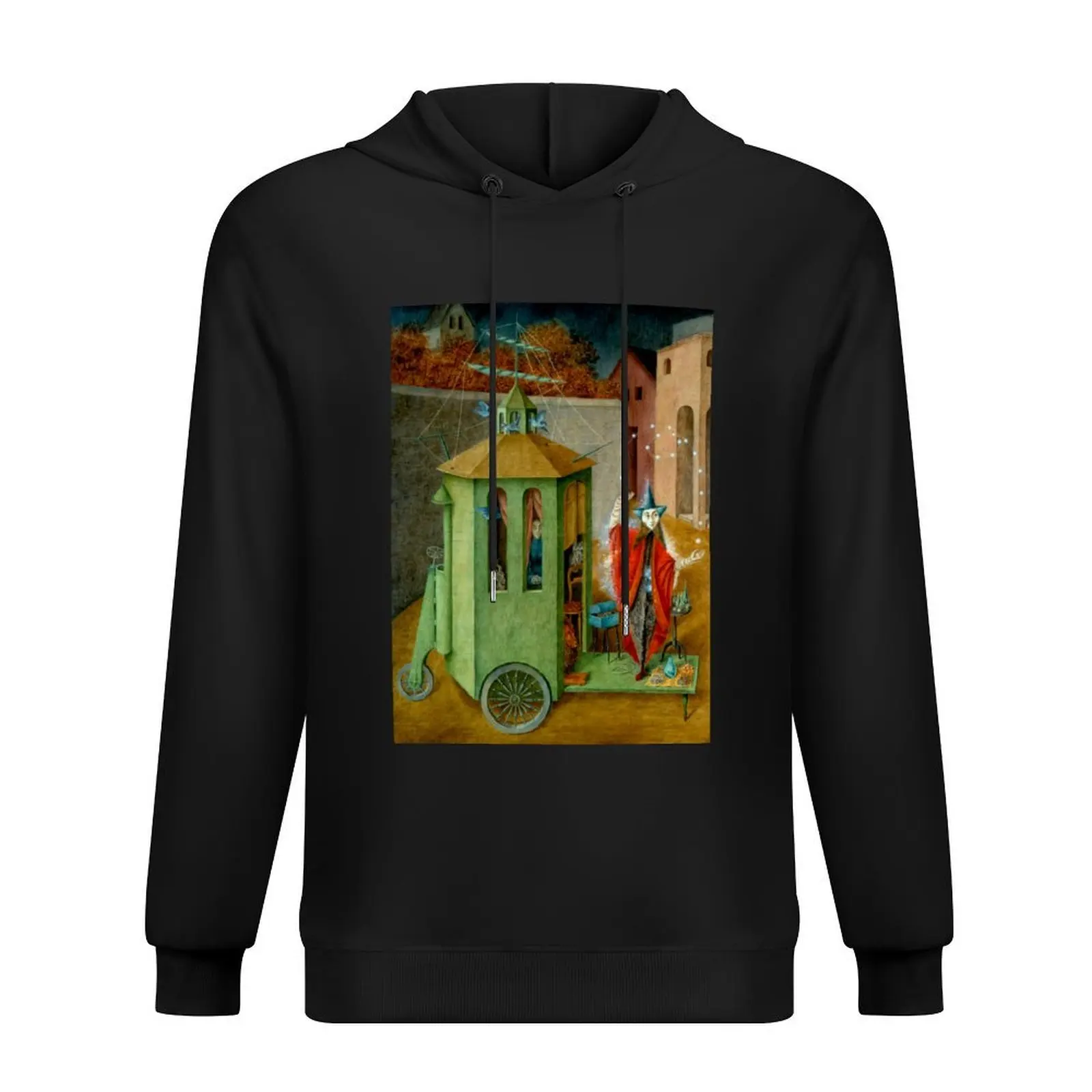 

The Juggler, By Remedios Varo Hoodie men wear men's winter sweater mens clothes tracksuits