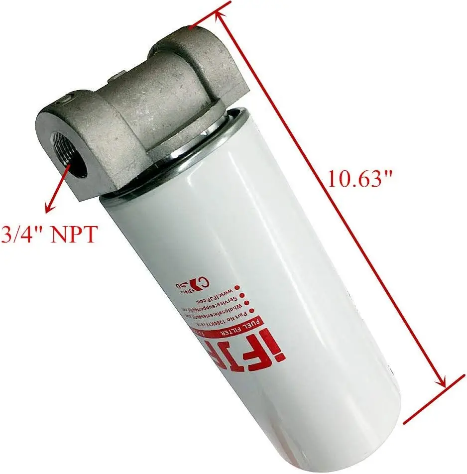 1200KTF7018 Particulate Fuel Filter for Transfer Pump FR112 FR1210G FR610G 18 GPM 3/4\