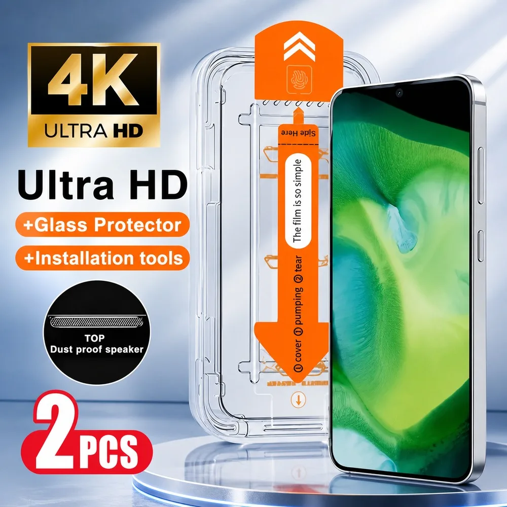 2 Stück Panzerglas für iPhone 18 17 16 15 Displayschutzfolie für iPhone 14 13 12 11 Kratzfest Bruchsicher Wasserbeständig HD