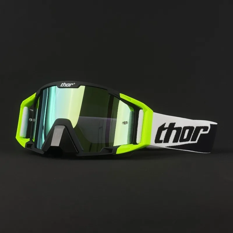 

2025 New Motorcycle Goggles, 3-Layer Sponge Windproof Dustproof Anti-Fog, Anti-Impact UV400 for Off-Road Riding