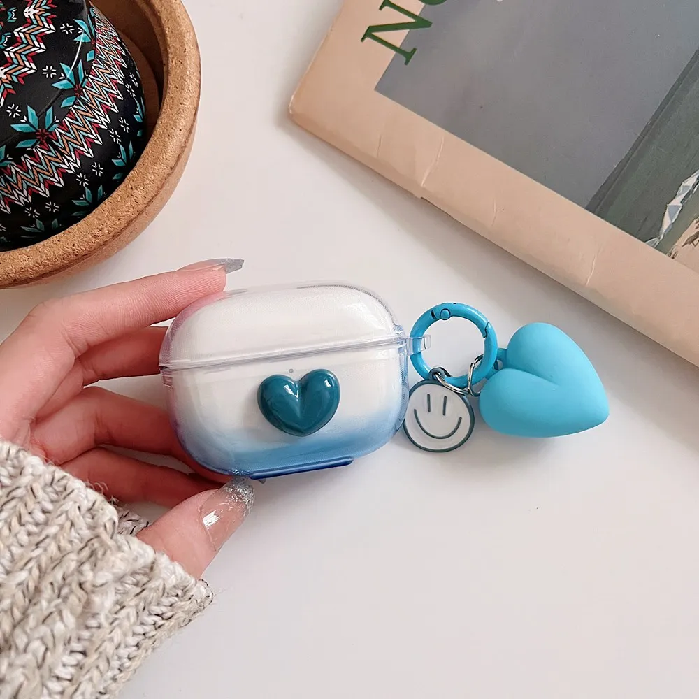 Redmi buds 4 Active чехол мультяшный прозрачный градиентный рисунок/цветок Keychian силиконовый чехол для наушников cute redmi buds 4 Active